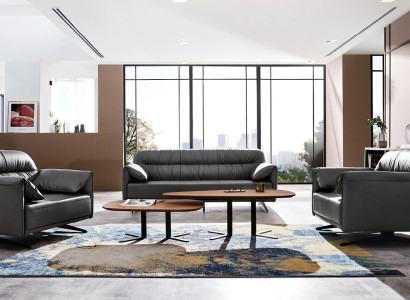 Modern Designer Sofa set Couch Upholstery Set Luxury Leather Sofas Couches 3+1+1